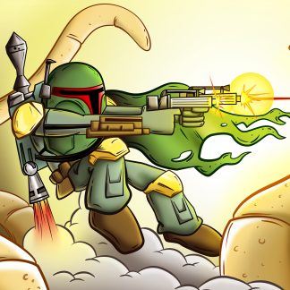 boba fett illustration
