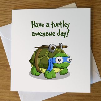 ninja turtles birthday card