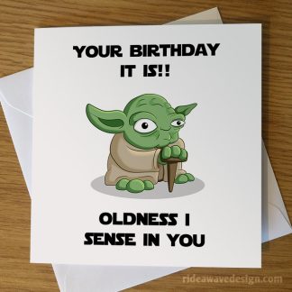 yoda birthday card