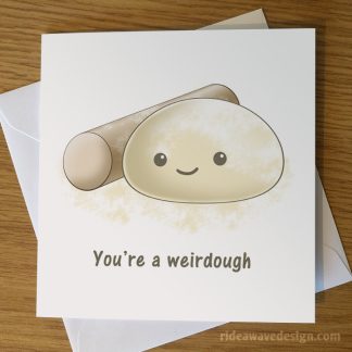 weirdo funny greeting card