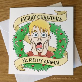 home alone christmas card
